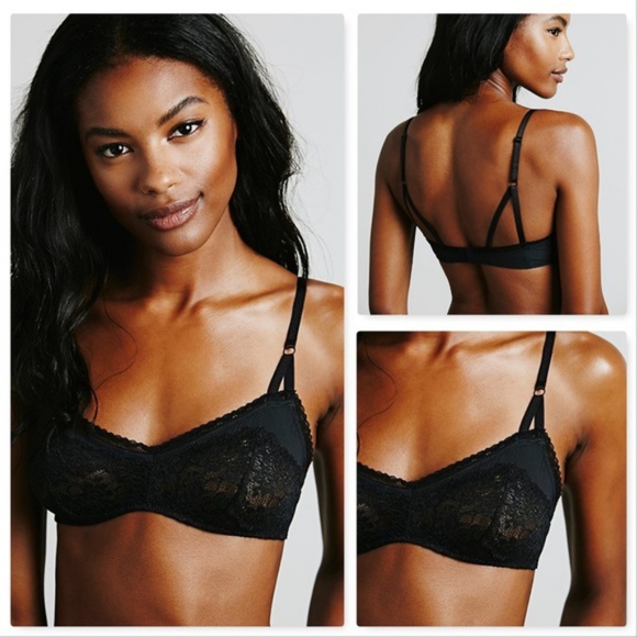 Free People Other - new Free People Mystic Lace Black Bra